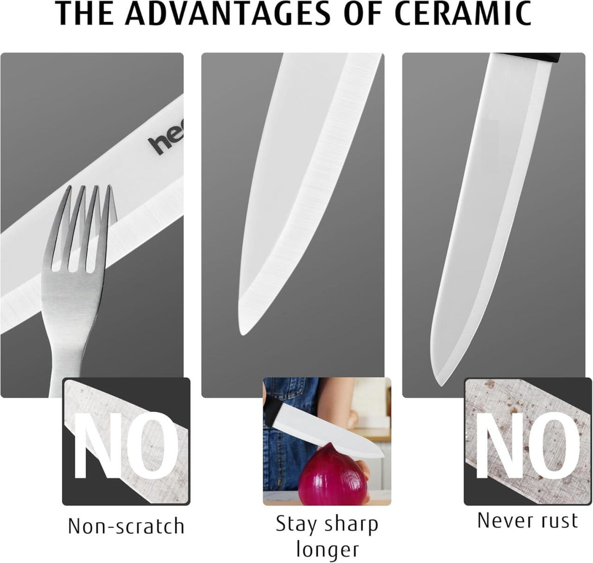 Cuchillo de cerámica 25cm