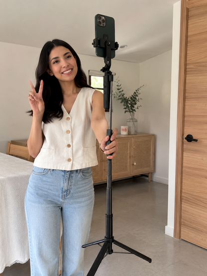Palo selfie inteligente con seguimiento facial