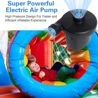 Inflador elèctric portàtil 240 V CA / 12 V CC – Bomba d'aire 2 en 1