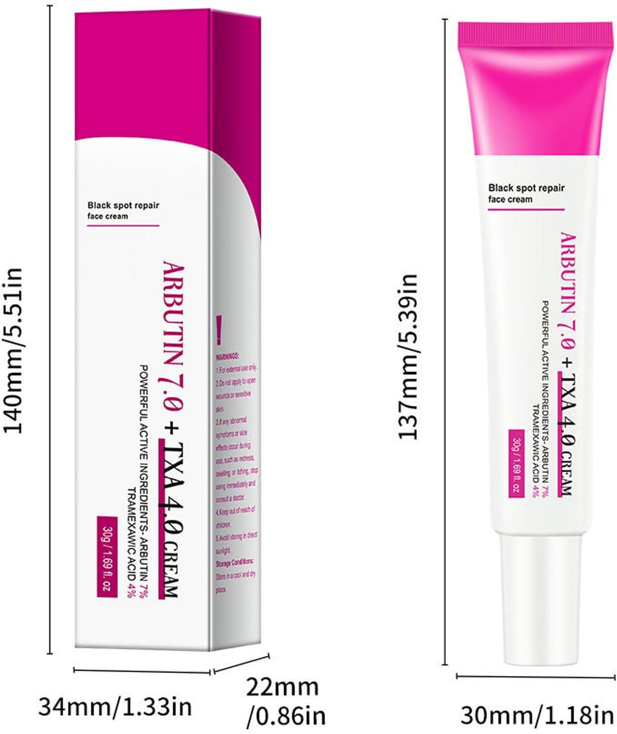 Crema Facial Iluminadora Arbutina 7% + Ácido Tranexámico 4% 50ML – Hidratación y Luminosidad Avanzada