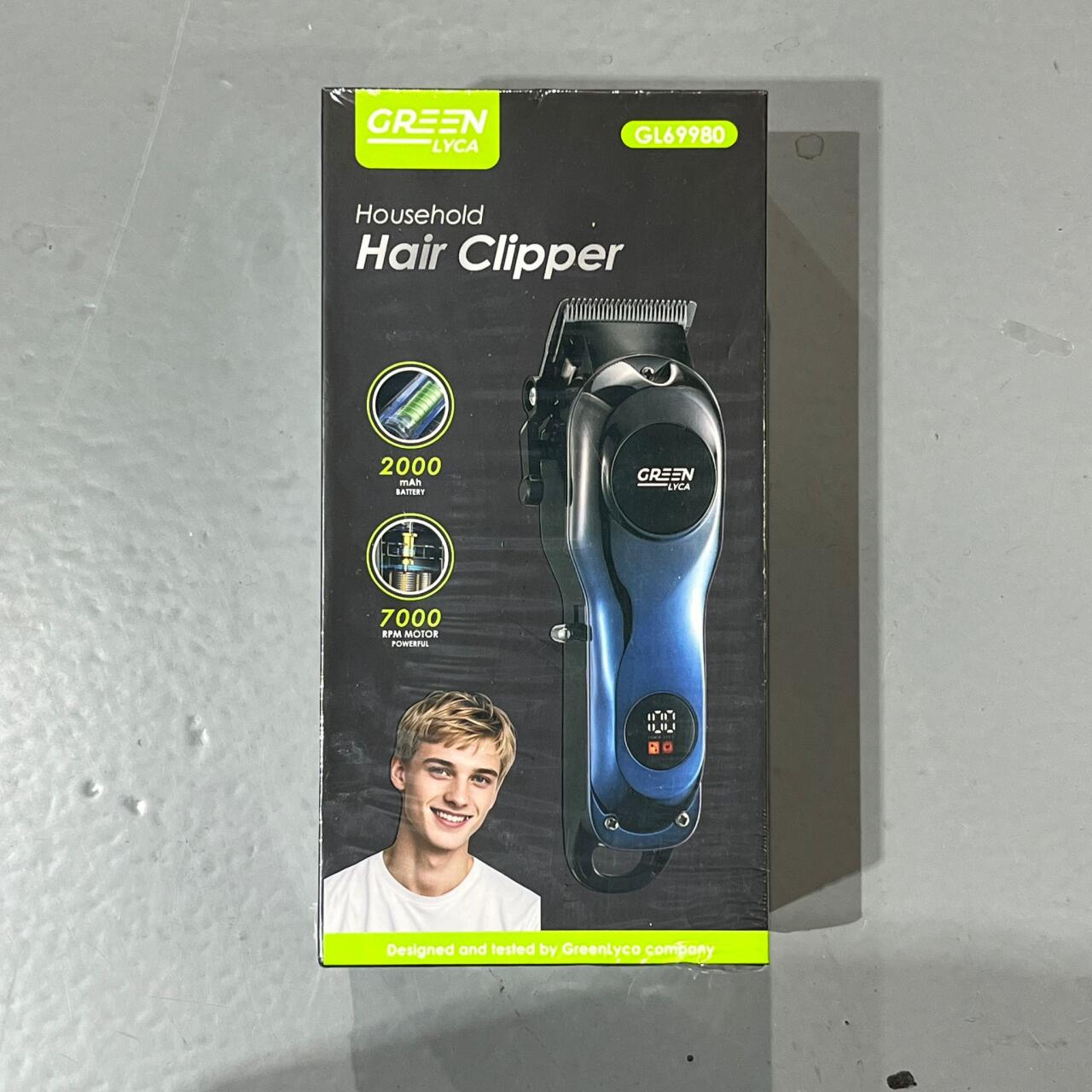 Máquina Cortapelo Profesional con Batería 2000mAh y Motor 7000RPM