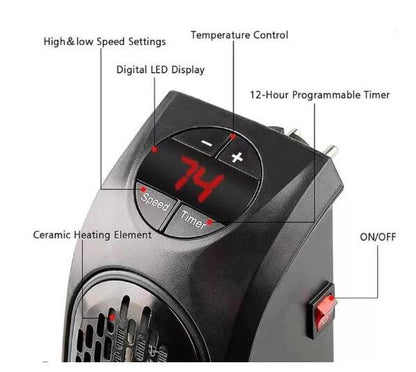 Mini calentador 400W