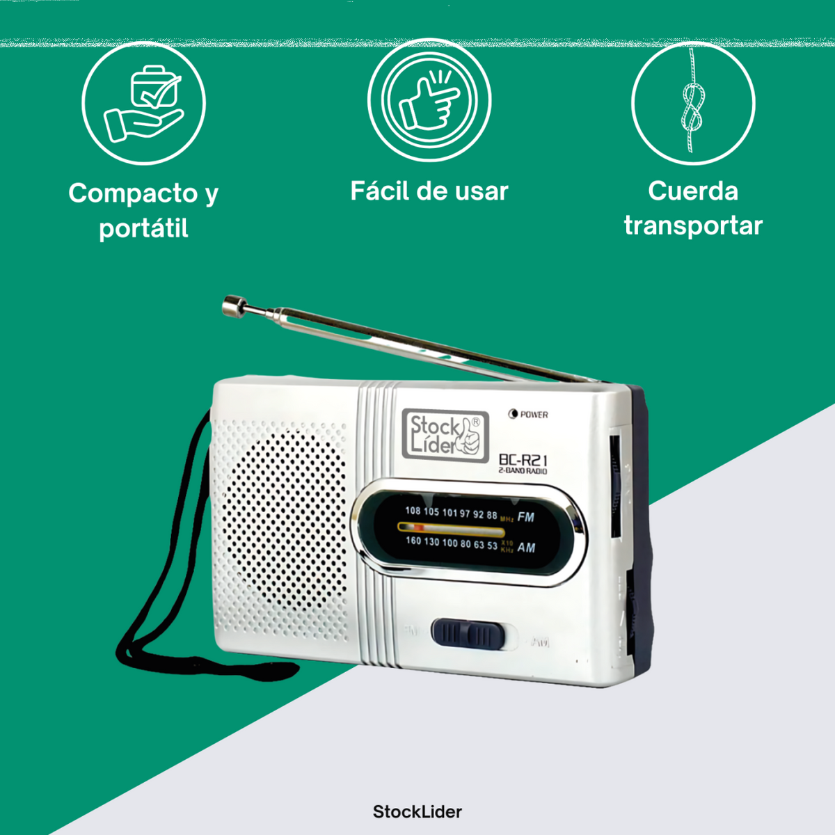Radio AM-FM portátil