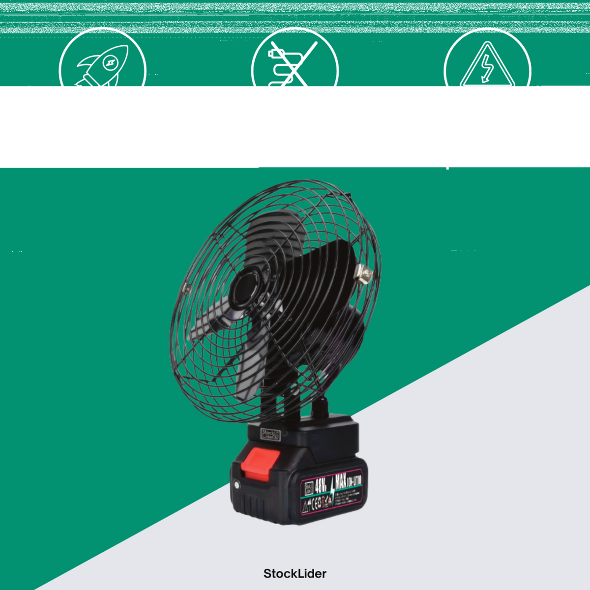 VENTILADOR CON BATERÍA