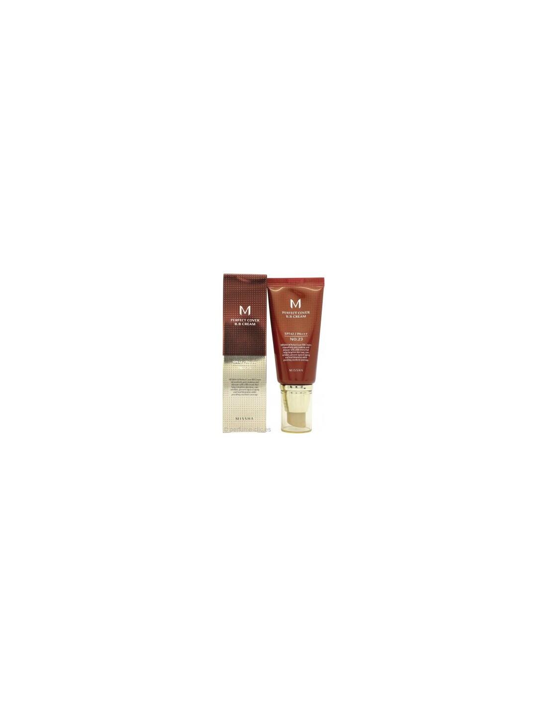 Missha M Perfect Cover Bb Cream Spf42 Pa++++ N23 Natural Beige 20 Ml