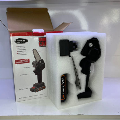 Motosierra Eléctrica de Mano – Potencia Portátil para Cortes Precisos