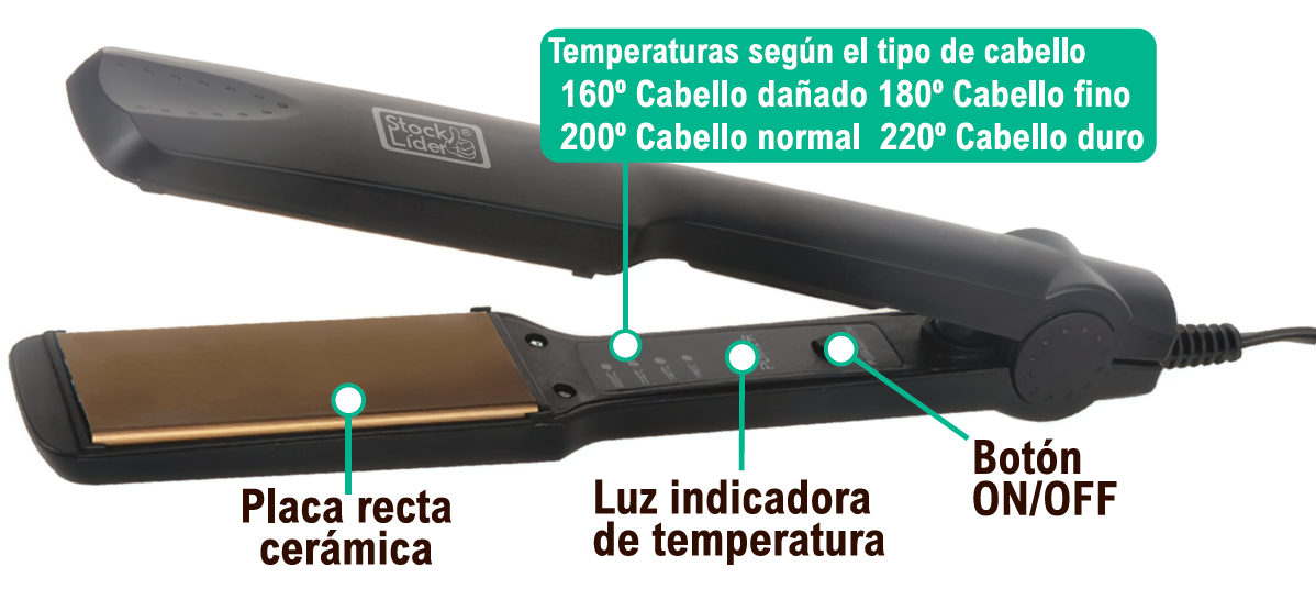 Plancha para el cabello