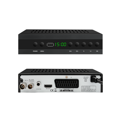 Receptor Terrestre Digital 1080p con PVR, USB, H.265, HDTV