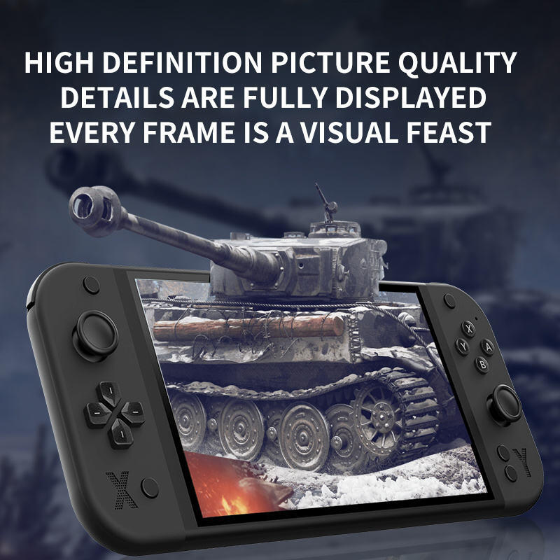 Consola Portátil G90 de 7 Pulgadas con 64GB y 10000+ Juegos Integrados