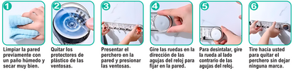 Perchero con ventosa