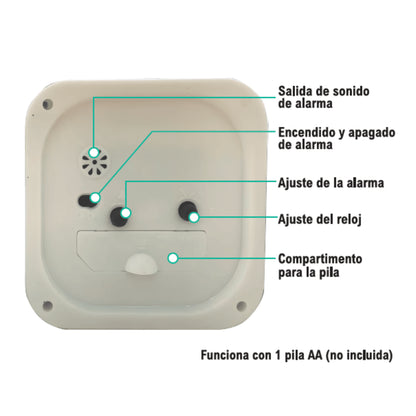 RELOJ DESPERTADOR
