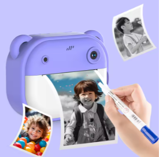 Camara Infantil Instantánea con Impresora Integrada