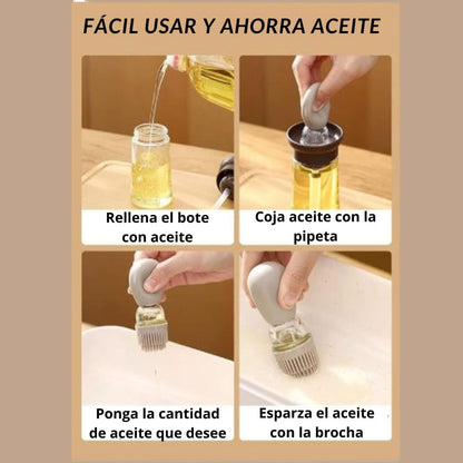 Bote aceite con brocha + caja