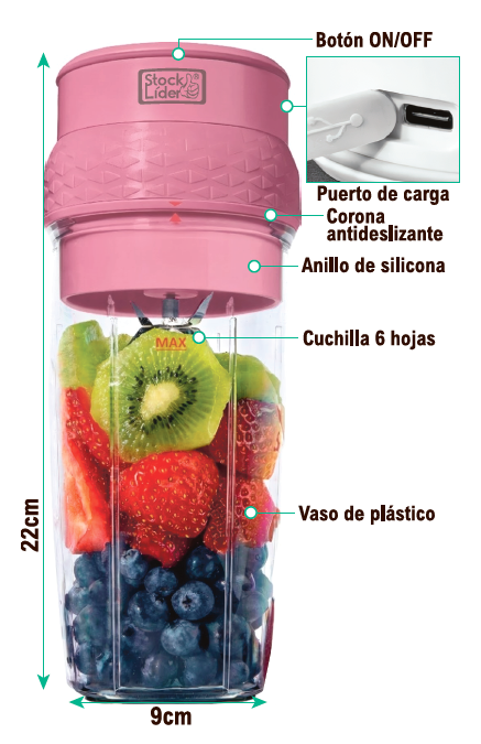 Batidora portátil