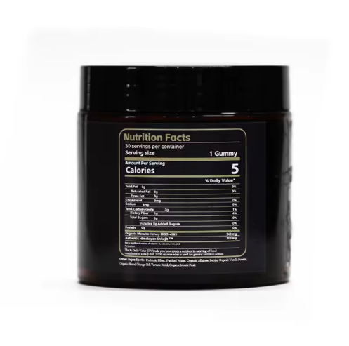 Himalayan Gold Shilajit Gummies – Energía Natural, Enfoque y Vitalidad Diaria