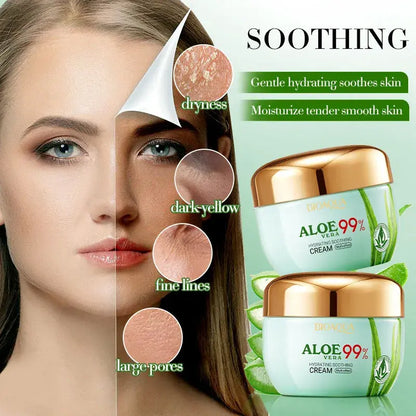 Crema Hidratante y Calmante de Aloe Vera 99% Bioaqua (50g)