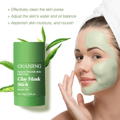 Máscara Facial de Chá Verde Purificante em Bastão
