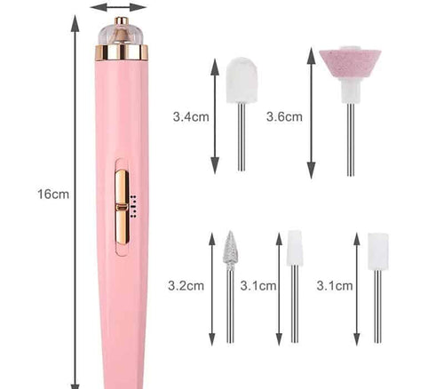 Lima de unhas - Conjunto de Ferramentas de Manicure